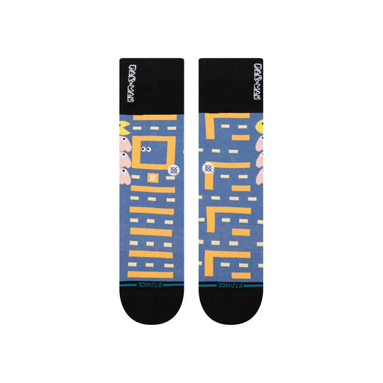 Stance X Pac Man Crew Socks - Power Pellet - Blue - One Revolver Surfboards