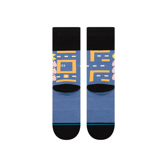 Stance X Pac Man Crew Socks - Power Pellet - Blue - One Revolver Surfboards