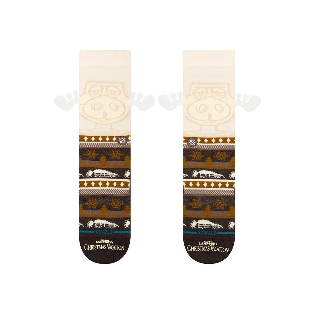 Stance X Christmas Vacation Have Some Eggnog Crew Socks - One Revolver Surfboards