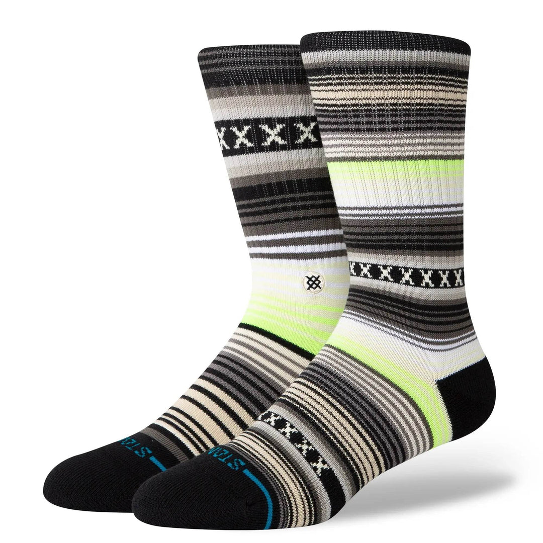 Stance Curren St Crew Socks - Green - One Revolver Surfboards