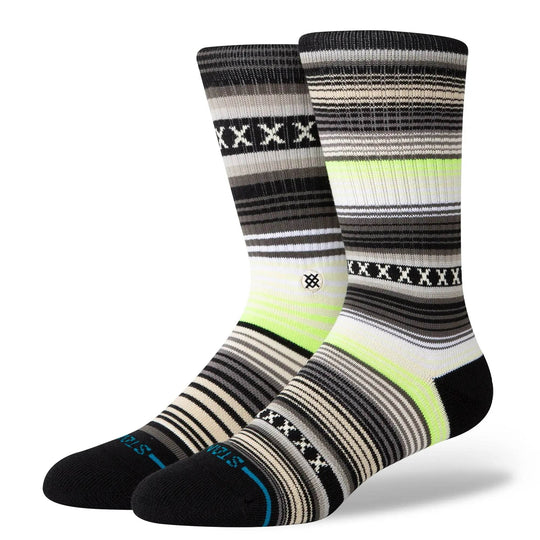 Stance Curren St Crew Socks - Green - One Revolver Surfboards