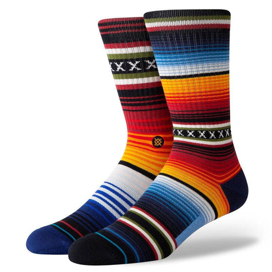 Stance Curren St Crew Socks - Red - One Revolver Surfboards
