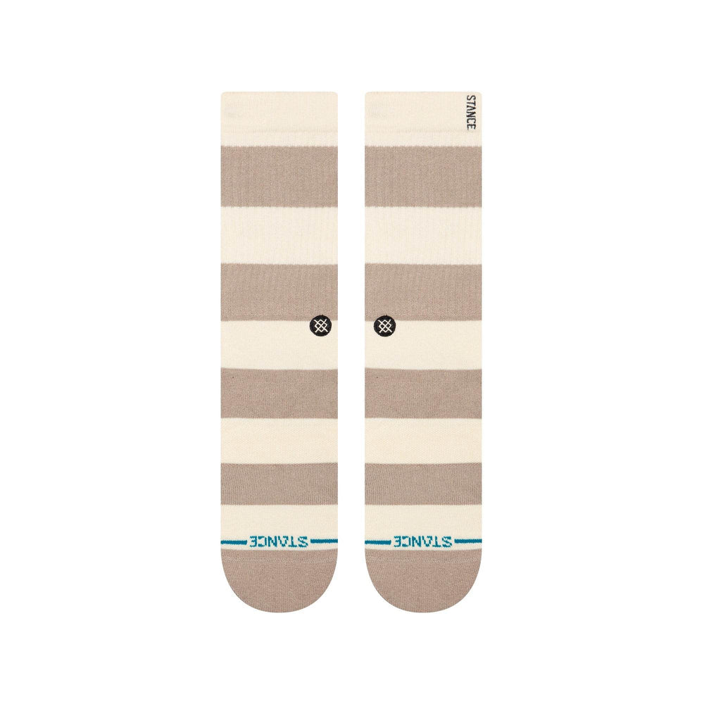 Stance Butter Blend Crew Socks - Stacked Up - Sting Grey - One Revolver Surfboards