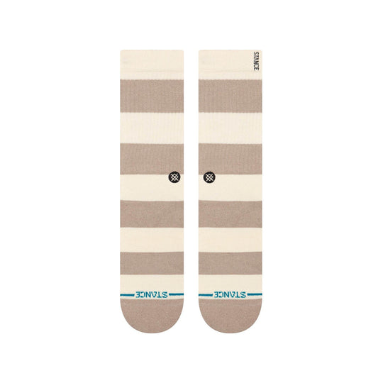 Stance Butter Blend Crew Socks - Stacked Up - Sting Grey - One Revolver Surfboards