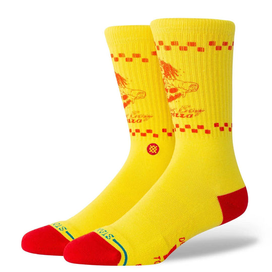 Stance X Stranger Things Surfer Boy Crew Socks - Yellow - One Revolver Surfboards