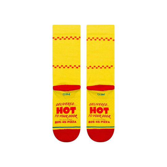 Stance X Stranger Things Surfer Boy Crew Socks - Yellow - One Revolver Surfboards