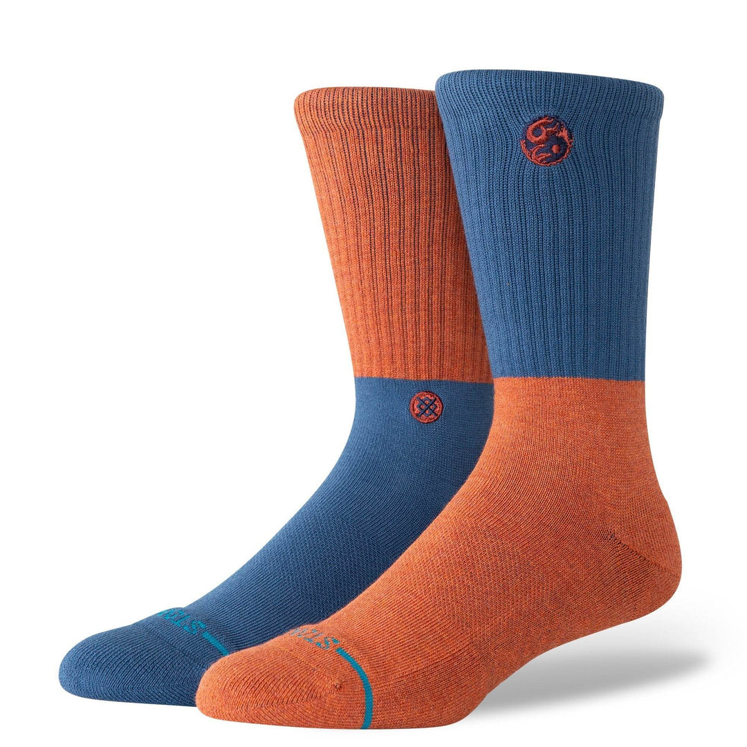 Stance Cotton Crew Socks - Opposites - Burnt Orange - One Revolver Surfboards