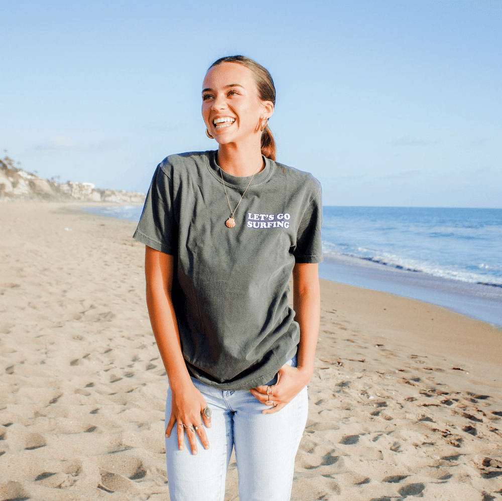 Let's Go Surfing Adult Tee - One Revolver Surfboards