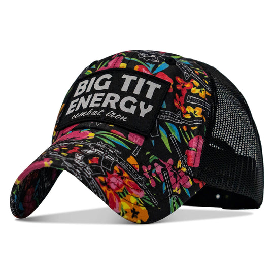 Big Tit Energy Patch Ripstop Mesh Snapback Hat - One Revolver Surfboards