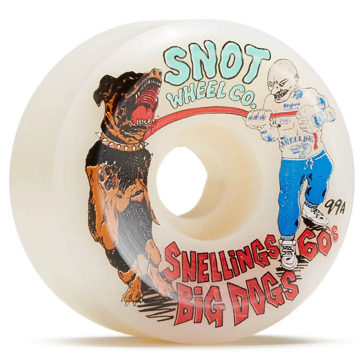 SNOT Snellings Big Dogs 60mm 99a Skateboard Wheels - One Revolver Surfboards