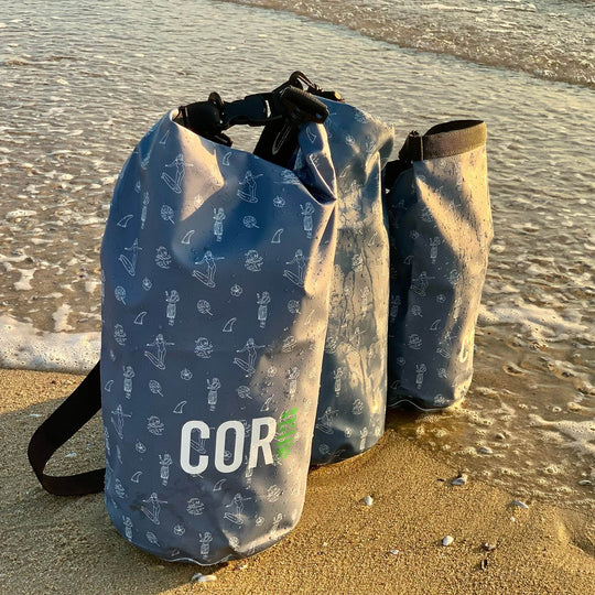 Dry Bags (Hawaiian Print): 3L, 5L, 10L, 15, and 3-Packs - One Revolver Surfboards