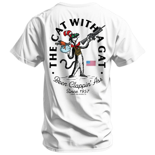 The Cat With A Gat Remix Men's T-Shirt - One Revolver Surfboards