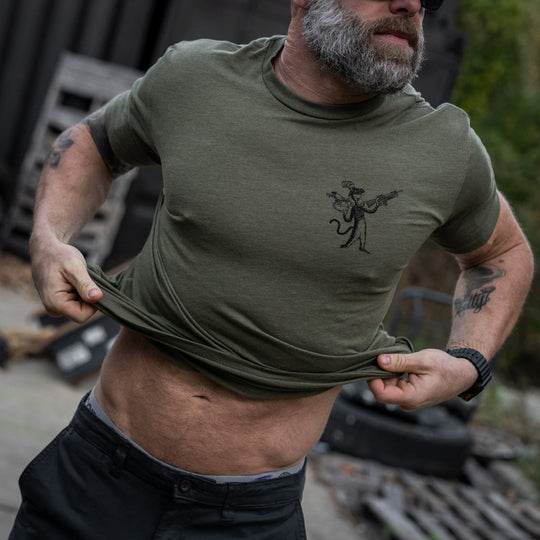 The Cat With A Gat Remix Men's T-Shirt