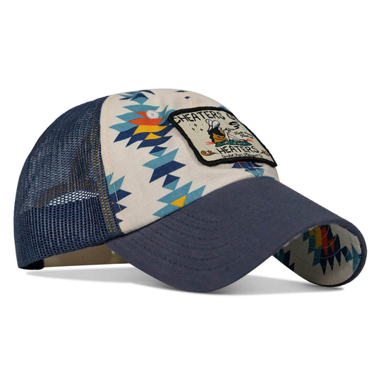 Cheaters Get Heaters Cowboy Patch Ripstop Mesh Snapback Hat - One Revolver Surfboards