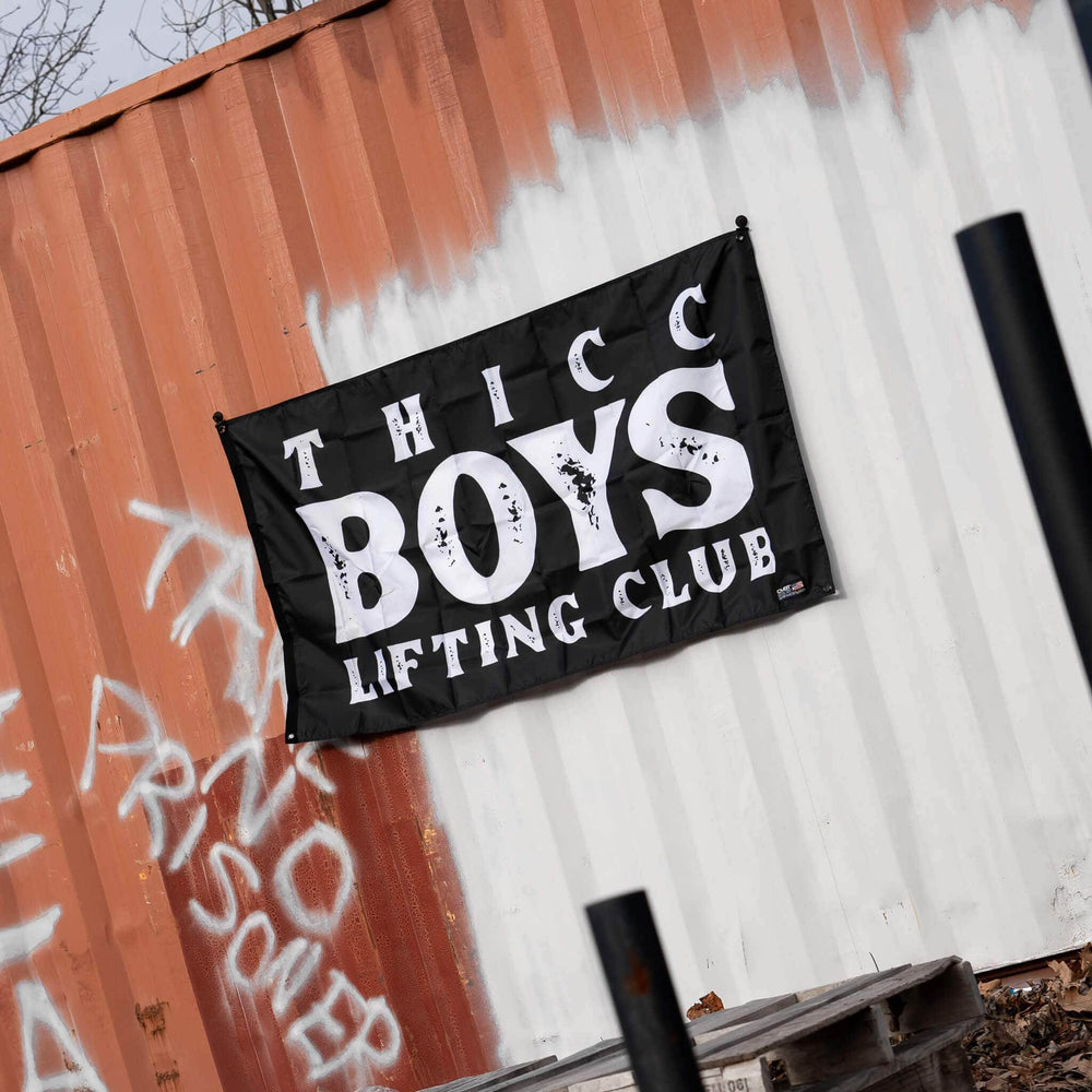 Thicc Boys Lifting Club 3' x 5' Wall Flag - One Revolver Surfboards