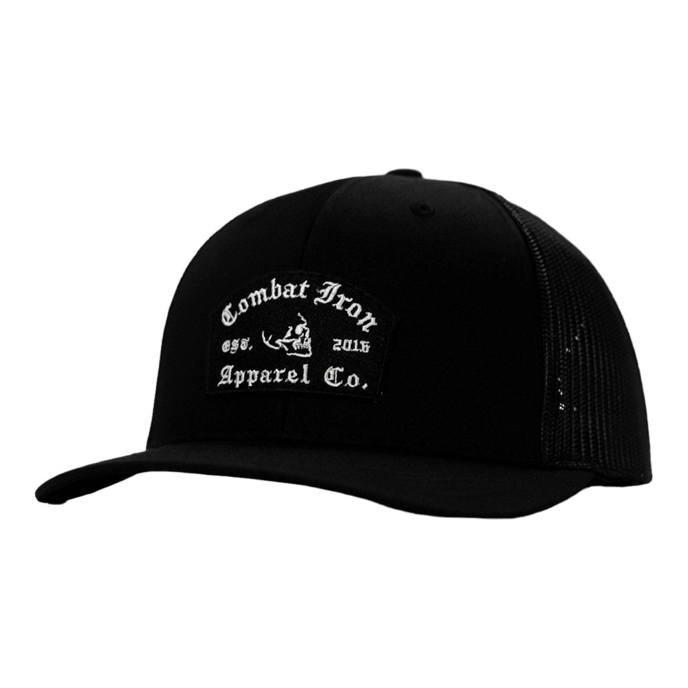 Combat Iron SKULL ARCHED SNAPBACK HAT - One Revolver Surfboards