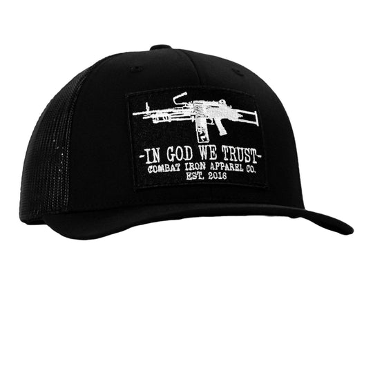 American Way Of Life 5.56 Black Patch Edition Mid-Profile Mesh Snapback - One Revolver Surfboards