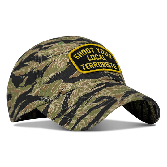 Shoot Your Local Terrorists Patch Ripstop Low Profile Hat - One Revolver Surfboards
