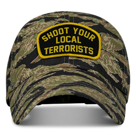 Shoot Your Local Terrorists Patch Ripstop Low Profile Hat - One Revolver Surfboards