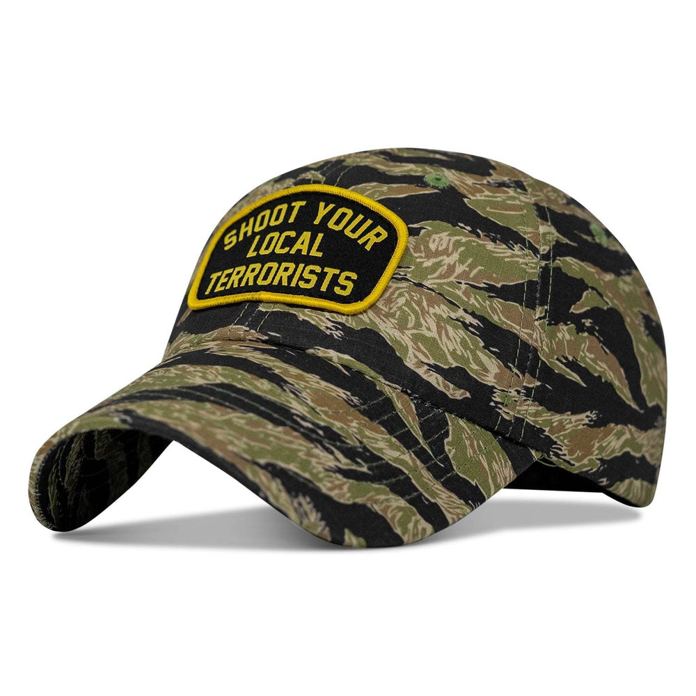 Shoot Your Local Terrorists Patch Ripstop Low Profile Hat - One Revolver Surfboards