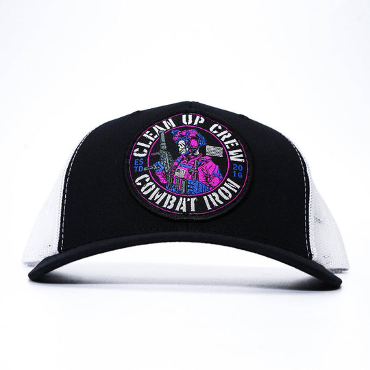 Clean Up Crew Miami Patch Mid-Profile Mesh Snapback Hat - One Revolver Surfboards