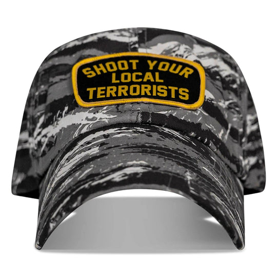 Shoot Your Local Terrorists Patch Ripstop Low Profile Hat - One Revolver Surfboards