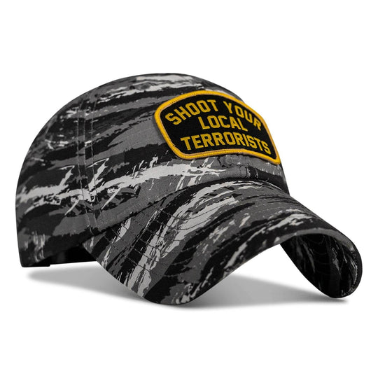Shoot Your Local Terrorists Patch Ripstop Low Profile Hat - One Revolver Surfboards
