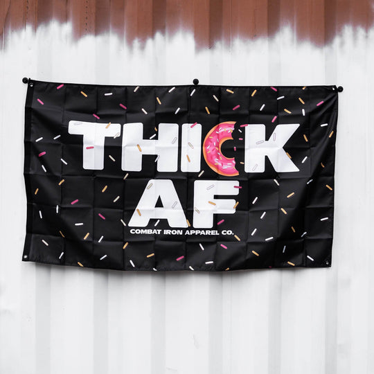 Thick AF Donut Edition 3' X 5' Wall Flag - One Revolver Surfboards