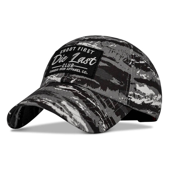 Shoot First. Die Last. Club Patch Low Profile Ripstop Flex Hat - One Revolver Surfboards