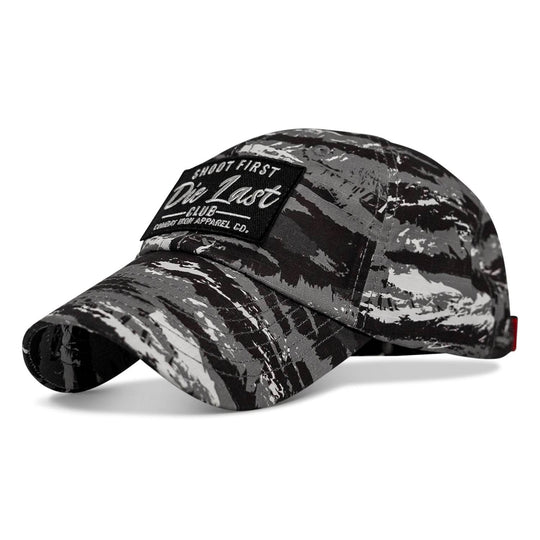 Shoot First. Die Last. Club Patch Low Profile Ripstop Flex Hat - One Revolver Surfboards