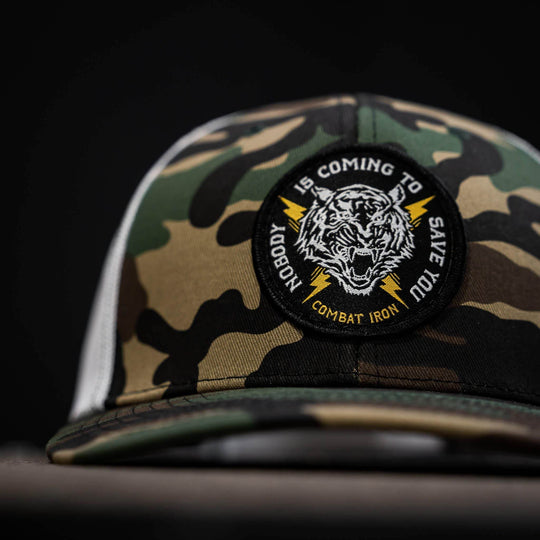 Nobody Is Coming To Save You Patch Snapback Hat - One Revolver Surfboards