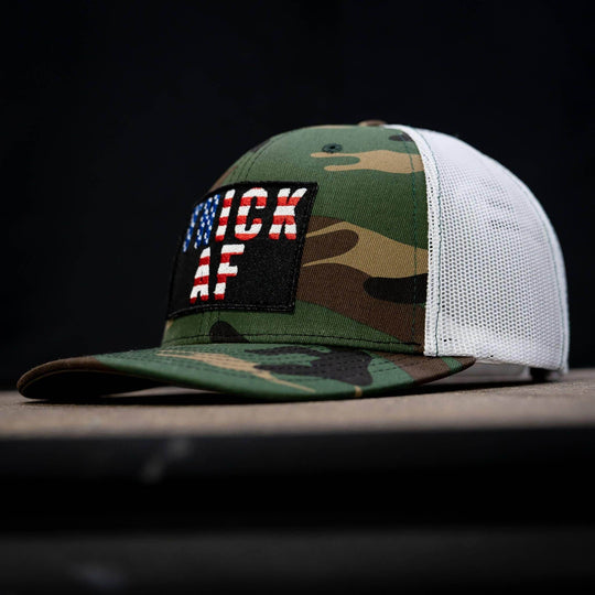 Thick AF USA Edition Patch Mid-Profile Mesh Snapback - One Revolver Surfboards