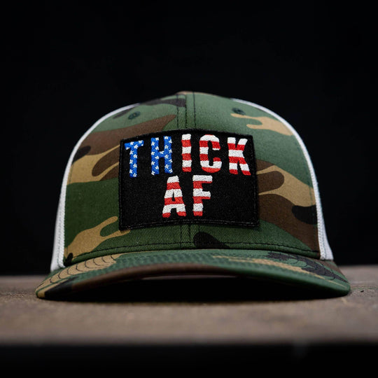 Thick AF USA Edition Patch Mid-Profile Mesh Snapback - One Revolver Surfboards