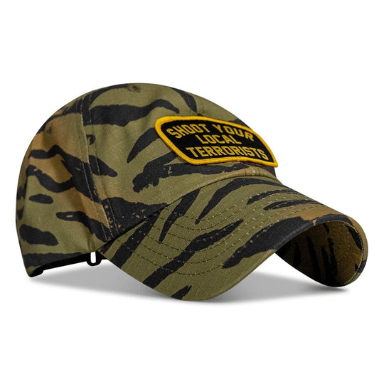 Shoot Your Local Terrorists Patch Ripstop Low Profile Hat - One Revolver Surfboards