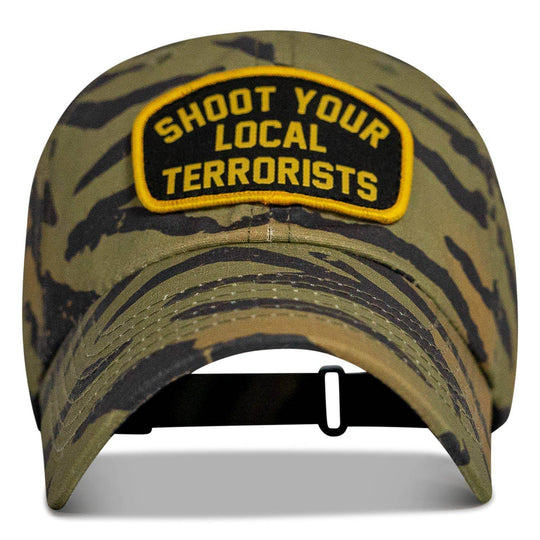Shoot Your Local Terrorists Patch Ripstop Low Profile Hat - One Revolver Surfboards
