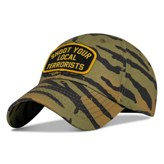 Shoot Your Local Terrorists Patch Ripstop Low Profile Hat - One Revolver Surfboards