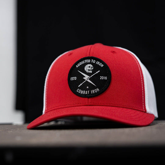Addicted To Iron Patch Snapback Hat - One Revolver Surfboards