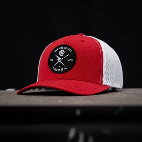 Addicted To Iron Patch Snapback Hat - One Revolver Surfboards