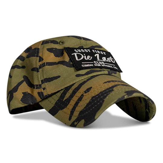 Shoot First. Die Last. Club Patch Low Profile Ripstop Flex Hat - One Revolver Surfboards