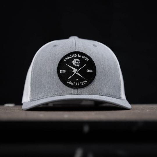 Addicted To Iron Patch Snapback Hat - One Revolver Surfboards