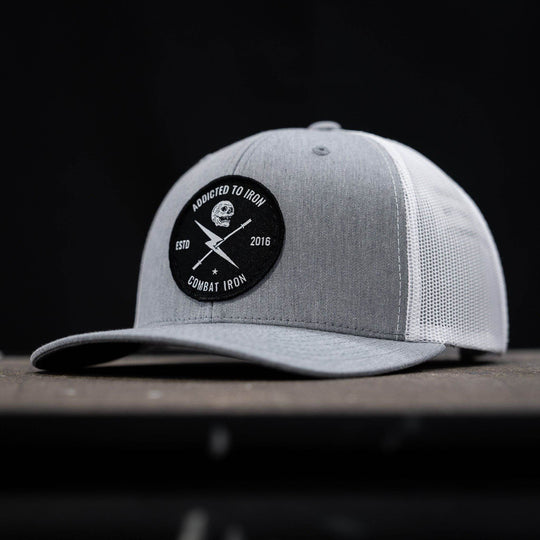 Addicted To Iron Patch Snapback Hat - One Revolver Surfboards