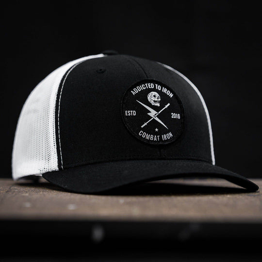 Addicted To Iron Patch Snapback Hat - One Revolver Surfboards