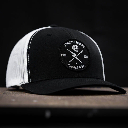 Addicted To Iron Patch Snapback Hat - One Revolver Surfboards