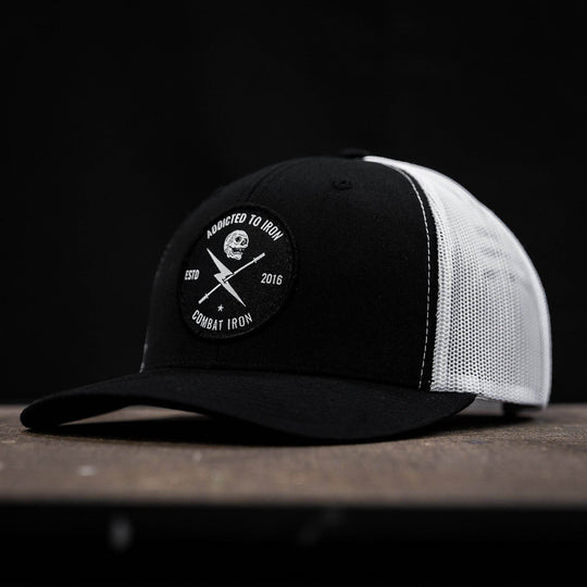 Addicted To Iron Patch Snapback Hat - One Revolver Surfboards
