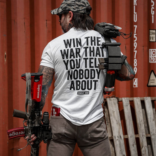 Win The War You Tell Nobody About Men's T-Shirt - One Revolver Surfboards