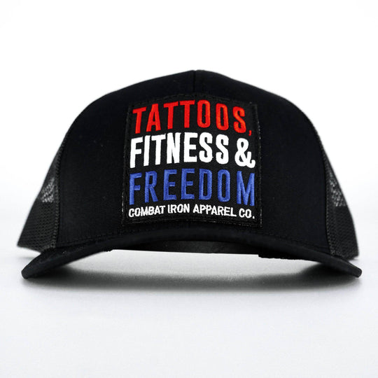 Tattoos, Fitness & Freedom USA Edition Snapback Hat - One Revolver Surfboards