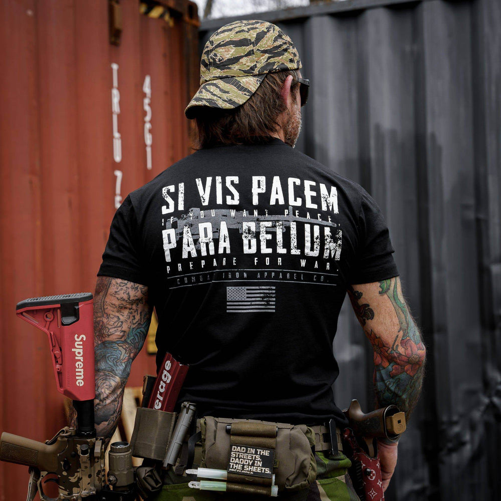 If You Want Peace Prepare For War. | SI VIS PACEM PARA BELLUM Men's T-Shirt - One Revolver Surfboards