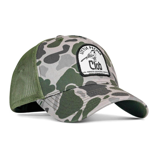 Little Pecker Club B/W Patch Snapback Hat - One Revolver Surfboards