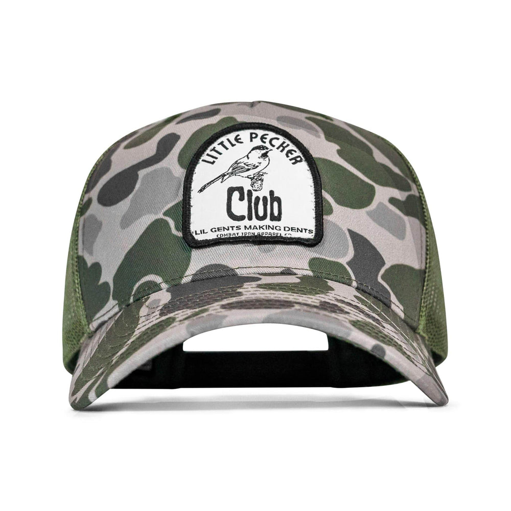 Little Pecker Club B/W Patch Snapback Hat - One Revolver Surfboards