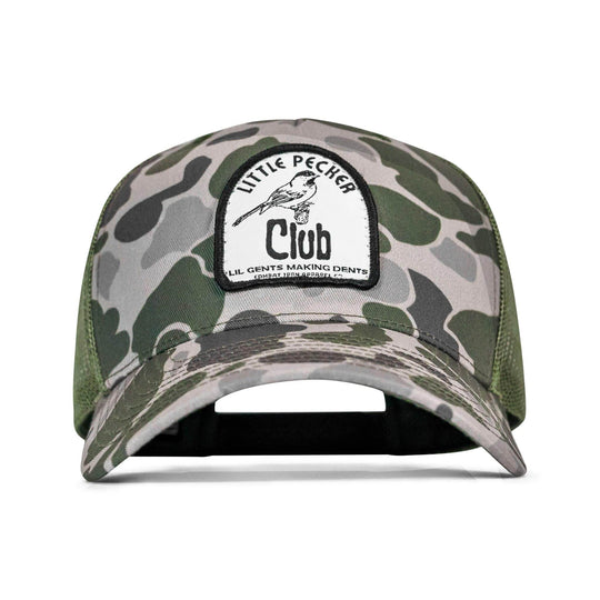 Little Pecker Club B/W Patch Snapback Hat - One Revolver Surfboards